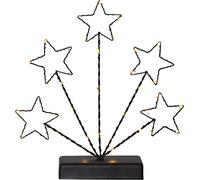 Star Lampe décorative en métal Noir