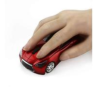 STAR-LINK Souris optique sans fil en forme de voiture créative 3D Sports Bluetooth 2,4 G Souris de jeu USB sans fil pour enfants avec phare pour ordinateur de bureau, ordinateur portable, ordinateur
