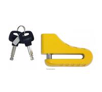 STAR LOCK - Antivol Moto Bloc Disque Scooter/Moto/Vélo Acier Ø10Mm Jaune + 2 Clés