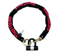 STAR LOCKS CHAINE ANTIVOL LASSO D.10 1.20M + CADENAS