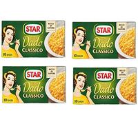 Star Lot de 4 cubes à bouillon « Il Mio Dado Classico » - Lot de 4 boîtes de 10 cubes - 10 g par cube
