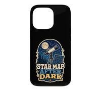 Star Map After Dark Télescope Lune Coque pour iPhone 13 Pro