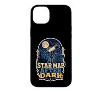 Star Map After Dark Télescope Lune Coque pour iPhone 14 Plus
