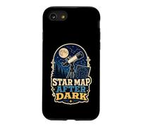 Star Map After Dark Télescope Lune Coque pour iPhone SE (2020) / 7/8