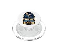 Star Map After Dark Télescope Lune PopSockets PopGrip pour MagSafe