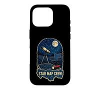 Star Map Crew Nuit d'Astronomie Télescope Observation des Coque pour iPhone 16 Pro