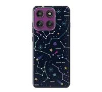 Star Map Zodiac Constellations Etui Coque Housse pour Motorola Edge 60 Pro