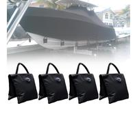 STAR MARINE Sac de Sable pour Housse de Bateau - Kit d'amarrage de qualité Marine, Accessoires de Bateau, Sacs de Sable Coupe-Vent, capacité de 4,5 kg, 4 pièces (Sac à Eau, 4 pièces)