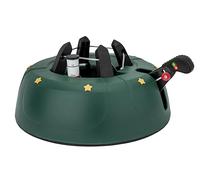 Star-Max F-H-S Modèle 2018 Support de Sapin de Noël pour Hauteur d'arbre jusqu'à 2 m avec Fonction Levier et Technique à Corde, réservoir d'eau de 2,0 l, Vert