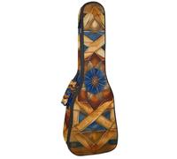 Star of David Étui rembourré pour ukulélé de concert de 58,4 cm Motif rétro vintage Étanche et durable, Multicolore 10., 25.9x9x3.1in/66x23x8cm, Organiseur de sac
