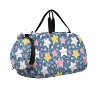 Star Of Good Dreams Sac de sport léger avec compartiment à chaussures Sac de voyage pour la plage, la natation, la piscine, le sport