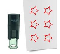 Star ouverte de timbale à combicabic 10 mm - Encre rouge