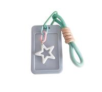 Star Photocard Porte-cartes mignon anti-perte Porte-clés Étui de protection pour cartes de bus Jolies pochettes de bus, c