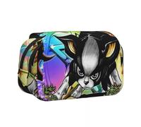 Star Platinum Jonathan Joestar Trousse à crayons Grande capacité Motif anime Jonathan Joestar Joseph Joestar, Iggy, 21*7,5*10cm, Trousse à crayons