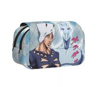 Star Platinum Jonathan Joestar Trousse à crayons Grande capacité Motif anime Jonathan Joestar Joseph Joestar, Weather Report, 21*7,5*10cm, Trousse à crayons
