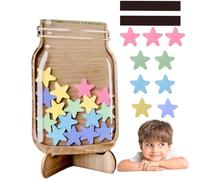 Star Reward Jar, Pot Magnétique pour Récompenses et Comportement Positif, Tableau Comportement Parents Enseignants Maison École Cuisine Chambre Salle de Jeux