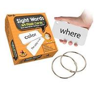 Star Right Education Sight Words Flash Cards, 169 Sight Words and Sentences With 2 Rings G