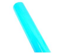 Star Rouleau de papier cadeau 70 cm x 2 m - Couleur unie brillante - Pour fête prénatale, naissance, garçon, bleu turquoise