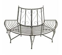 STAR SALE® Banc d'arbre de jardin( 1 pc) - Banquette - Demi-rond 160 cm Acier T4275