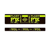 STAR SAM Autocollants compatibles avec amortisseur de vélo Fox Float DPS 2020 Jaune fluorescent 1 cm