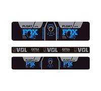 STAR SAM Autocollants compatibles avec amortisseur de vélo Fox Float Performance DPS EVOL 2021 Bleu clair 1 cm
