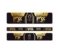 STAR SAM Autocollants compatibles avec amortisseur de vélo Fox Float Performance DPS EVOL 2021 Chrome or 1 cm