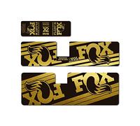 STAR SAM Autocollants compatibles avec amortisseur de vélo Fox Float X2 2018 Or métallisé 1 cm