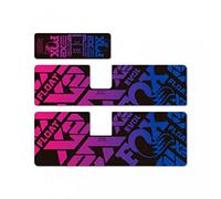 STAR SAM Autocollants compatibles avec amortisseur de vélo Fox Float X2 2021 Dégradé Nightfall dégradé 1 cm