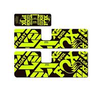 STAR SAM Autocollants compatibles avec amortisseur de vélo Fox Float X2 2021 Jaune fluorescent 1 cm