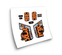 STAR SAM Autocollants compatibles avec fourche de vélo Fox 36 Performance Elite 2021 Orange 1 cm