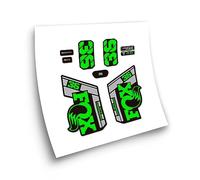 STAR SAM Autocollants compatibles avec fourche de vélo Fox 36 Performance Elite 2021 Vert 1 cm