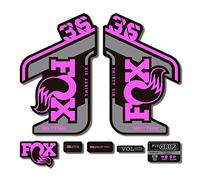 STAR SAM Autocollants compatibles avec fourche de vélo Fox 36 Rhythm 2021 Violet 1 cm