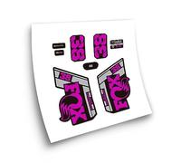 STAR SAM Autocollants compatibles avec fourche de vélo Fox 38 Performance Elite 2021 Lilas 1 cm