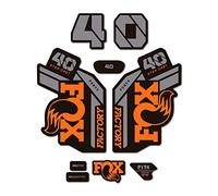 STAR SAM Autocollants compatibles avec fourche de vélo Fox 40 Factory Step Cast 2021 Orange 1 cm