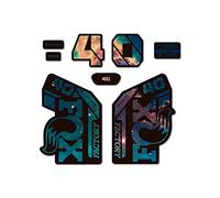 STAR SAM Autocollants compatibles avec fourche de vélo Fox 40 Heritage Collection 2021 Galaxy Nebulosa Galaxy 1 cm