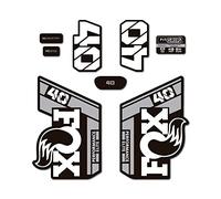 STAR SAM Autocollants compatibles avec fourche de vélo Fox 40 Performance Elite 2021 Blanc 1 cm