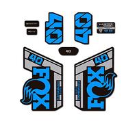 STAR SAM Autocollants compatibles avec fourche de vélo Fox 40 Performance Elite 2021 Bleu clair 1 cm