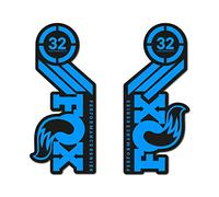 STAR SAM Autocollants compatibles avec fourche vélo Fox 32 Performance 29" Bleu clair 1 cm