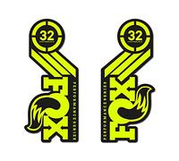 STAR SAM Autocollants compatibles avec fourche vélo Fox 32 Performance 29" Jaune fluo 1 cm