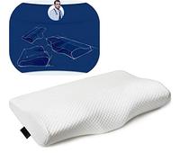 Star Screen Oreiller, Oreiller Cervical, oreillers dans Une variété de Couleurs, Oreiller en Mousse à mémoire de Forme, oreillers cervicaux, taie d'oreiller Lavable Amovible - 60x34x12 / 6cm