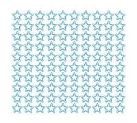 Star Shape Blue Paper Clips Metallic Practical proofing Office 100pcs