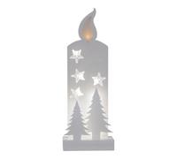 Star Star Applique LED pour fenêtre 650-17 blanc 13 × 36 cm Quantité:1