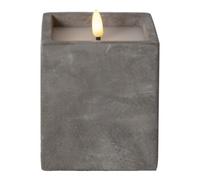 Star Star Bougie LED vacillante grise 8,5 x 11 cm Quantité:1