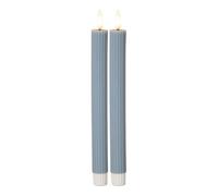 Star Trading Bougie bâton LED Flame Stripe en cire lot de 2