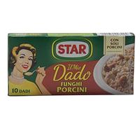 Star Dado Funghi Porcini Brodo Lot de 3 cubes de soupe de bouillon 10 pz + polpa gourmet italien 400 g