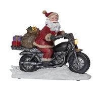 Star Star Scène de Noël LED Père Noël/Moto 992-28 blanc chaud multicolore 26 x 21 cm Quantité:1