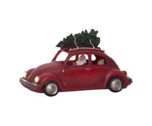 Star Star Scène de Noël LED Père Noël/Voiture 992-21 25,5 x 14,5 cm blanc chaud Quantité:1