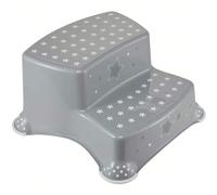 Star - Tabouret / rehausseur 2 niveaux pour enfants de 3 à 14 ans environ, fonction antidérapante, gris. Livraison gratuite 24/72h. Tabouret à deux niveaux Stars pour enfants de 18 mois à 10 ans, pour