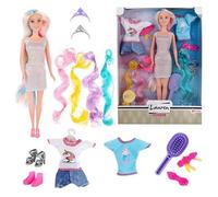 Star Toy - Poupée Lauren Avec Accessoires Et Vêtements