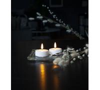 Star Trading 2x LED Tealight XL Flamme 3D 6/18h Timer 5,8x5,5cm plastique